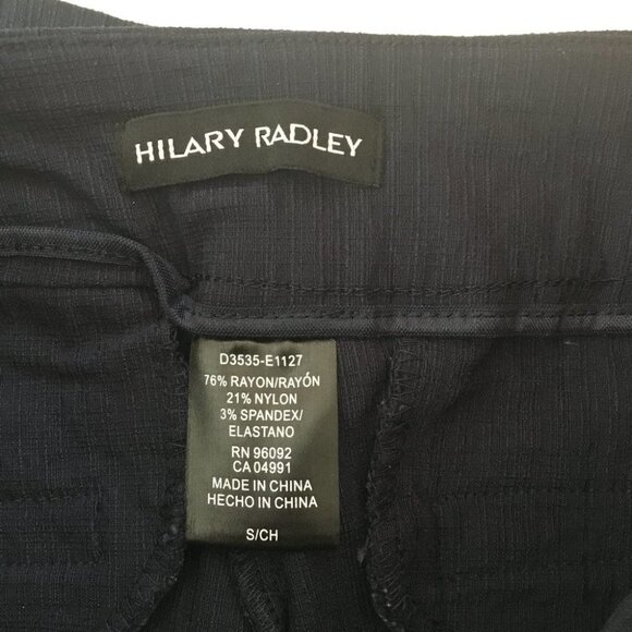 Hillary Radley Navy Blue Capris S - Picture 7 of 7